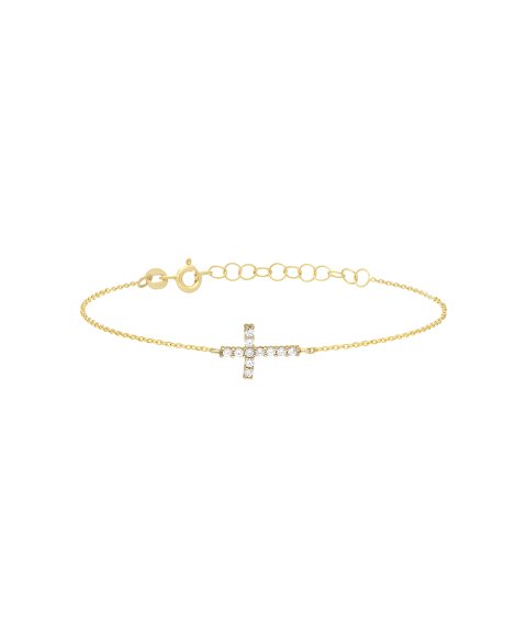DonaZinda Cruz Joia Pulseira Ouro 19.2K Mulher 183OPU005 DonaZinda Cruz Joia Pulseira Ouro 19.2K Mulher 183OPU005