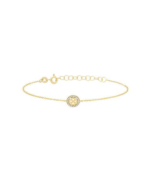 DonaZinda Trevo Joia Pulseira Ouro 19.2K Mulher 183OPU006 DonaZinda Trevo Joia Pulseira Ouro 19.2K Mulher 183OPU006