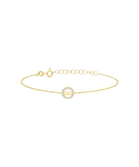DonaZinda Infinito Joia Pulseira Ouro 19.2K Mulher 183OPU010 DonaZinda Infinito Joia Pulseira Ouro 19.2K Mulher 183OPU010
