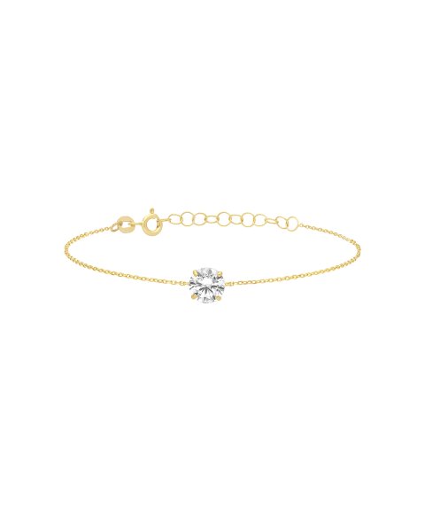 Pereirinha Solitário Joia Pulseira Ouro 19.2K Mulher 183OPU016 Pereirinha Solitário Joia Pulseira Ouro 19.2K Mulher 183OPU016