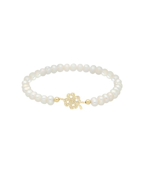 Pereirinha Simbologia Trevo Joia Pulseira Pérolas Mulher 183PL001206D Pereirinha Simbologia Trevo Joia Pulseira Pérolas Mulher 183PL001206D