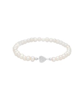 Pereirinha Simbologia Coração Joia Pulseira Pérolas Mulher 183PL001209