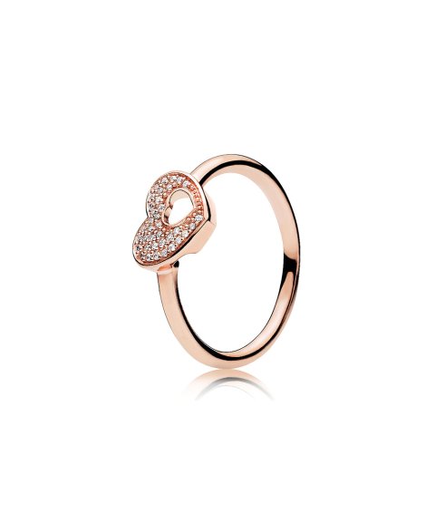 Pandora Rose Shimmering Puzzle Heart Frame Joia Anel Mulher 186550CZ Pandora Rose Shimmering Puzzle Heart Frame Joia Anel Mulher 186550CZ
