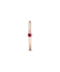 Pandora Rose Red Solitaire Joia Anel Mulher 189259C01