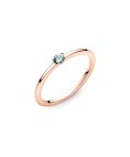 Pandora Rose Light Blue Solitaire Joia Anel Mulher 189259C02