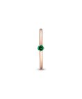 Pandora Rose Green Solitaire Joia Anel Mulher 189259C05