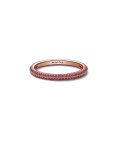 Pandora ME Red Pavé Joia Anel Mulher 189679C02