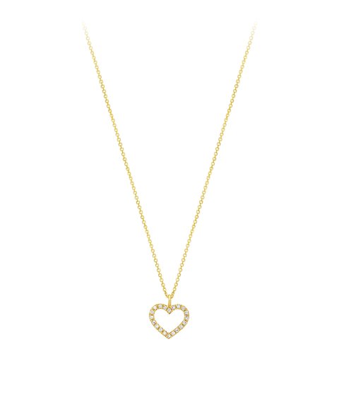 Pereirinha Coração Joia Colar Ouro 18K e Diamantes Mulher 18KPEO1180685X