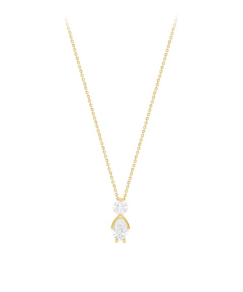 Pereirinha Diamãe - Menino Joia Colar Ouro 18K e Diamantes Mulher 18KPEOCL128L0008O