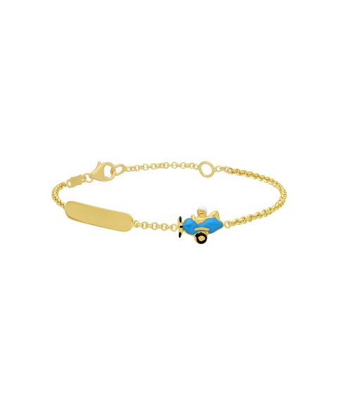 Pereirinha Avioneta Joia Pulseira Ouro 18K Menino 18K_BB0008820 Pereirinha Avioneta Joia Pulseira Ouro 18K Menino 18K_BB0008820
