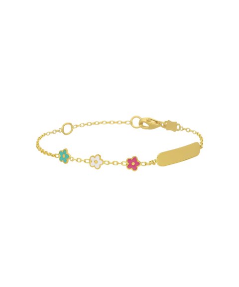 Pereirinha Flores Joia Pulseira Ouro 18K Menina 18K_BB0009372