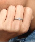 Pandora Celestial Sparkling Star Joia Anel Mulher 190026C01