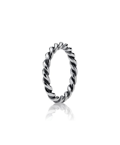 Pandora Twisted Stacking Joia Anel Mulher 190602