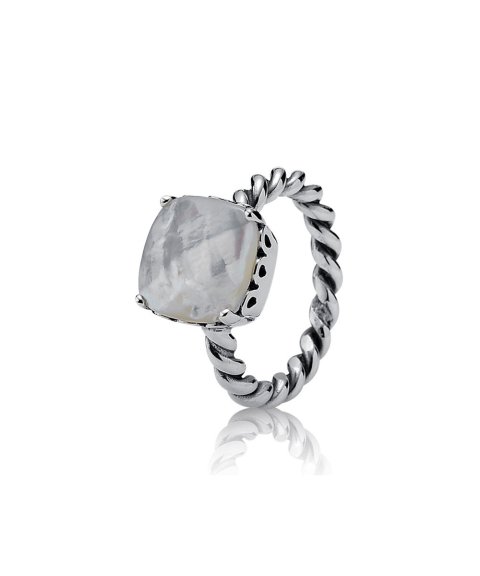 Pandora Mother of Pearl Joia Anel Mulher 190828MP