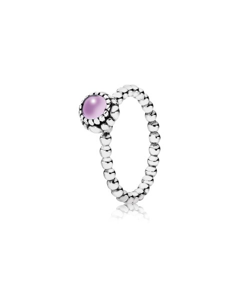 Pandora February Birthstone Joia Anel Mulher 190854AM