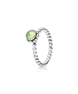 Pandora August Birthstone Joia Anel Mulher 190854PE