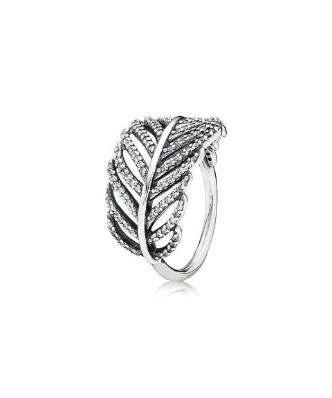 Pandora Feather Joia Anel Mulher 190886CZ