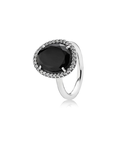 Pandora Statement Black Spinel Joia Anel Mulher 190893SPB Pandora Statement Black Spinel Joia Anel Mulher 190893SPB