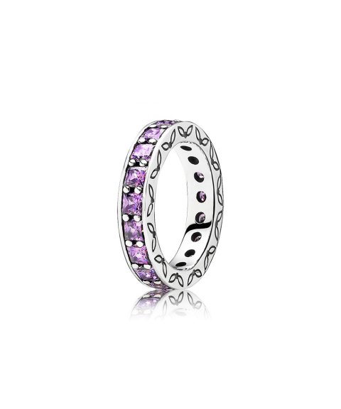 Pandora Purple Eternity Joia Anel Aliança Mulher 190894CFP Pandora Purple Eternity Joia Anel Aliança Mulher 190894CFP