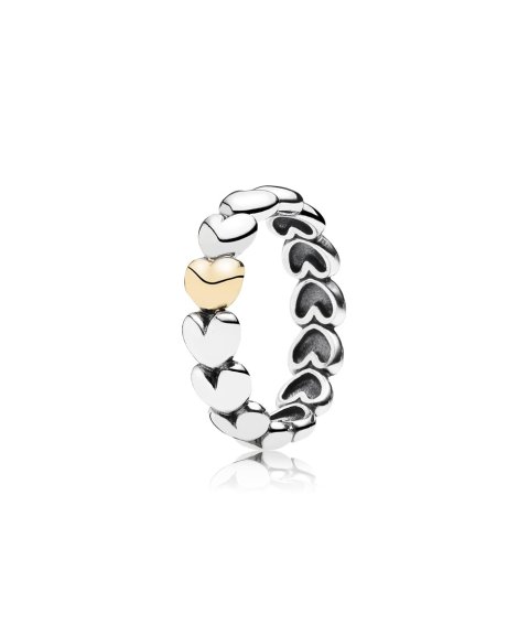 Pandora Large Heart Joia Anel Mulher 190898