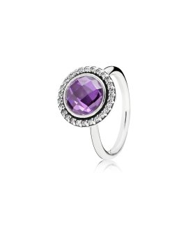 Pandora Statement Sparkling Purple Joia Anel Mulher 190904ACZ