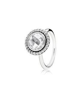 Pandora Statement Sparkling Joia Anel Mulher 190904CZ