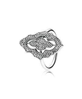 Pandora Sparkling Classic Lace Joia Anel Mulher 190917CZ