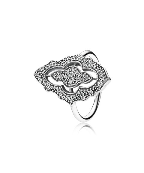Pandora Sparkling Classic Lace Joia Anel Mulher 190917CZ