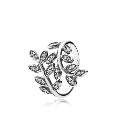 Pandora Shimmering Leaves Joia Anel Mulher 190921CZ