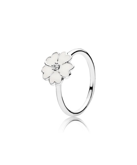 Pandora White Primrose Joia Anel Mulher 190931EN12 Pandora White Primrose Joia Anel Mulher 190931EN12