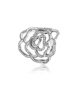 Pandora Shimmering Rose Statement Joia Anel Mulher 190950CZ