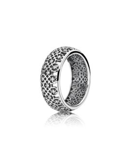 Pandora Intricate Lattice Band Joia Anel Mulher 190955CZ