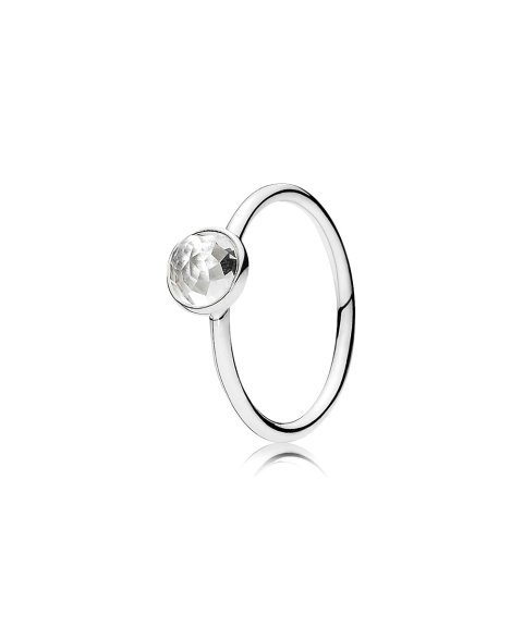 Pandora April Droplet Joia Anel Mulher 191012RC