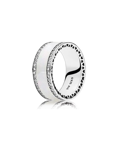 Pandora Radiant Hearts Pearlescent Joia Anel Mulher 191024EN23 Pandora Radiant Hearts Pearlescent Joia Anel Mulher 191024EN23