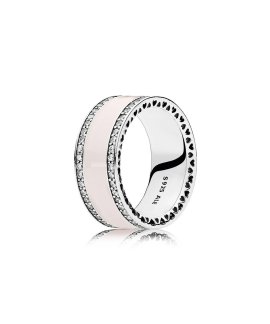 Pandora Radiant Hearts Pink Joia Anel Mulher 191024EN40