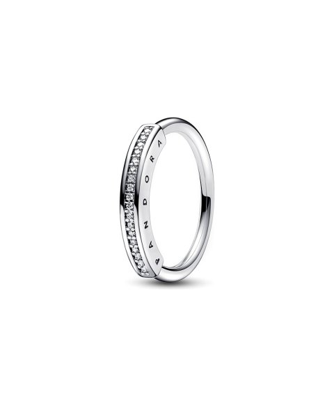 Pandora Signature I-D Pavé Joia Anel Mulher 192283C01