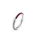 Pandora ME Pavé and Red Dual Joia Anel Mulher 192528C01