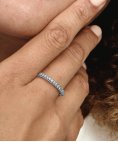 Pandora Timeless Pavé Single-row Joia Anel Mulher 192627C01 Pandora Timeless Pavé Single-row Joia Anel Mulher 192627C01
