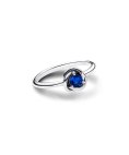 Pandora Birthstone September Eternity Circle Joia Anel Mulher 192993C09