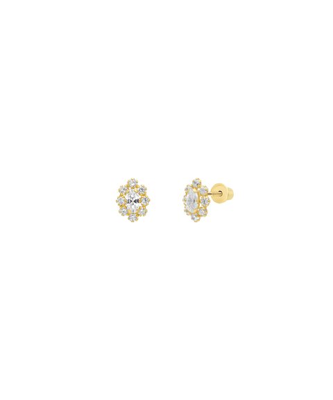 DonaZinda Floral Joia Brincos Mulher 192BR4967B DonaZinda Floral Joia Brincos Mulher 192BR4967B