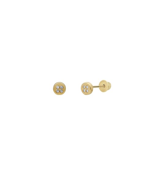 DonaZinda Mimi Joia Brincos Ouro 19.2K 192BR6338 DonaZinda Mimi Joia Brincos Ouro 19.2K 192BR6338