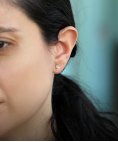 DonaZinda Lívia Joia Brincos Ouro 19.2K Mulher 192BR6552