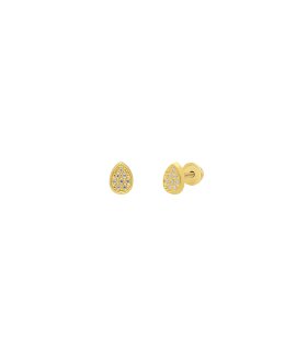 DonaZinda Gota Joia Brincos Ouro 19.2K 192BR7106
