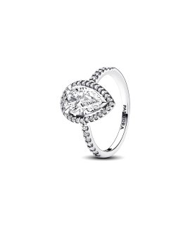 Pandora Sparkling Pear Halo Joia Anel Mulher 193012C01