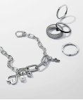 Pandora ME Black Chakra Heart Joia Anel Mulher 193088C01