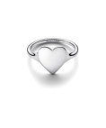 Pandora Engravable Heart Joia Anel Mulher 193988C00