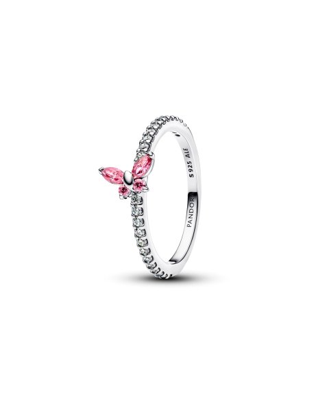 Pandora Sparkling Butterfly Joia Anel Mulher 194269C02