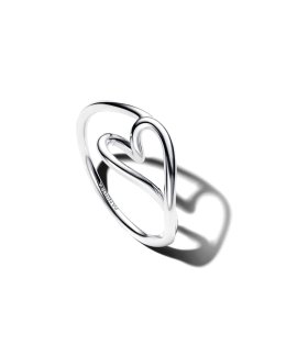 Pandora Essence Organically Shaped Heart Joia Anel Mulher 194361C00