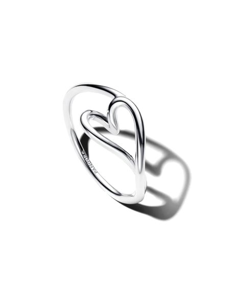 Pandora Essence Organically Shaped Heart Joia Anel Mulher 194361C00