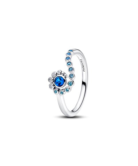 Pandora Disney Moana Ocean Wave Joia Anel Mulher 194641C01